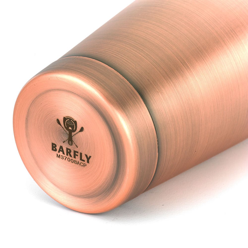Barfly M37008ACP Antique Copper Bar Shaker 28 oz 6/Case