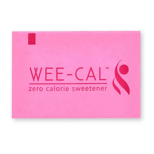 Wee-Cal Saccharin Sweetener (Pink) Packets 2000/Case