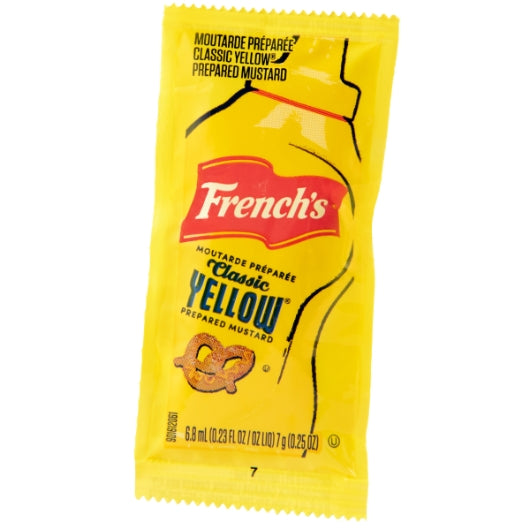 7 Gram Mustard Packets 500/Case