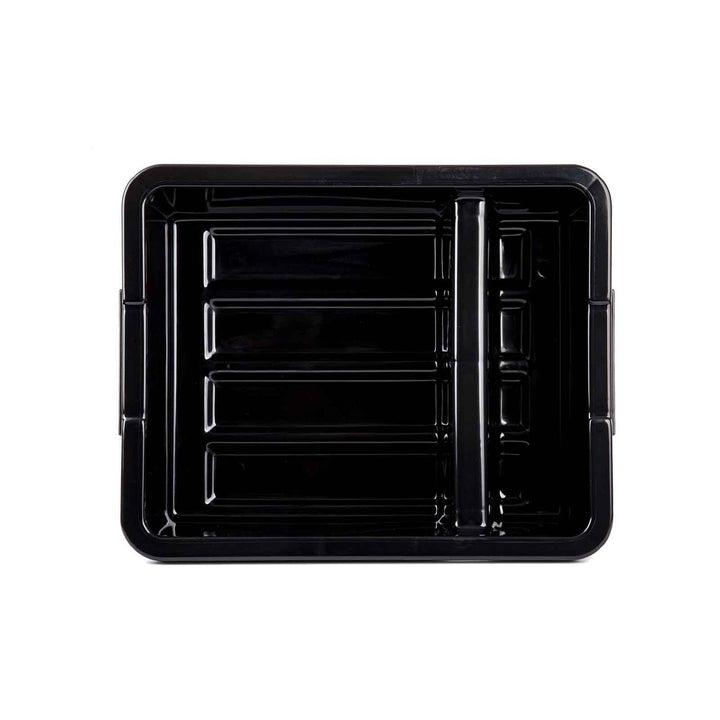 Tablecraft 1547B Divided Black Bus Box 7" Deep