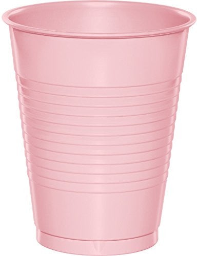 Creative Converting 16 Oz Classic Pink Disposable Plastic Cups