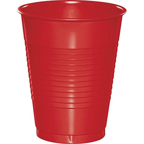 Creative Converting 16 Oz Classic Red Disposable Plastic Cups
