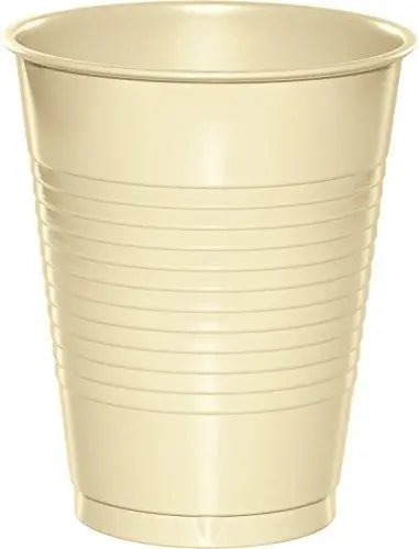 16 Oz Ivory Disposable Plastic Cups
