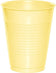 Creative Converting 16 Oz Mimosa Yellow Disposable Plastic Cups