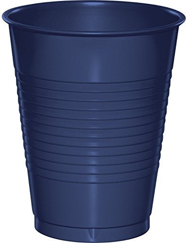 Creative Converting 16 Oz Navy Blue Disposable Plastic Cups