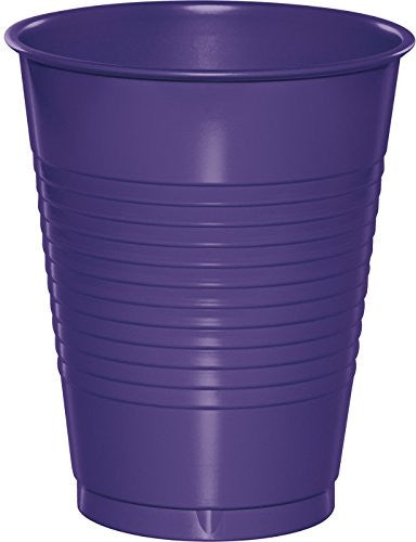 Creative Converting 16 Oz Purple Disposable Plastic Cups