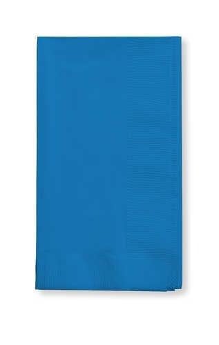 Creative Converting 16" X 12" Cobalt Blue Dinner Napkins