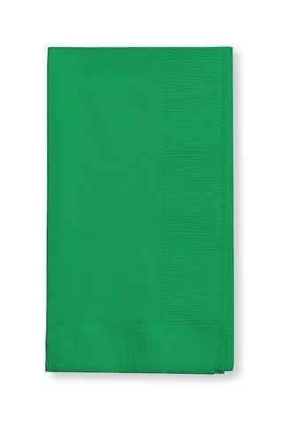 16" X 16" Emerald Green Dinner Napkins (Bulk Pack)