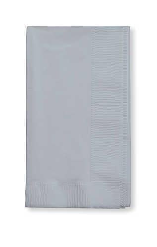 16" X 16" Silver Dinner Napkins (Bulk Pack)