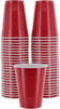 16 oz Red with White Interior Party Cup