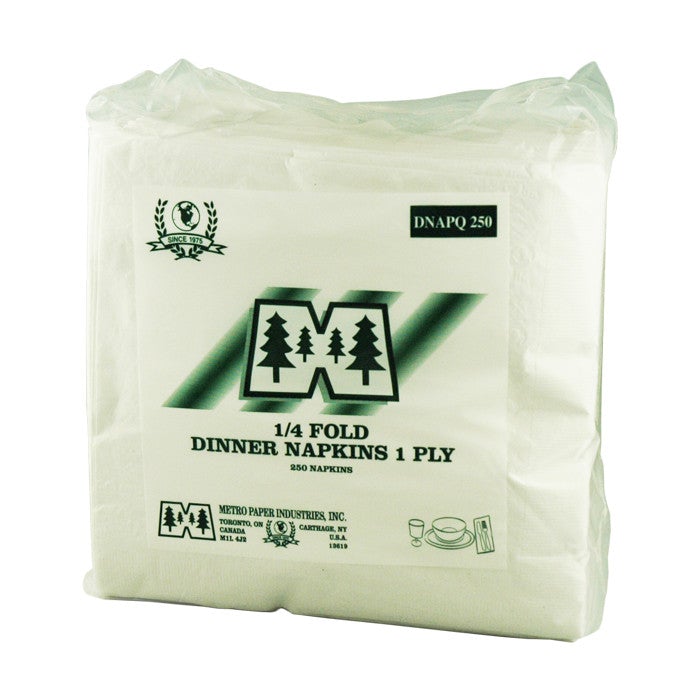 17 x 17 1/4 Fold 1-Ply Dinner Napkin 3000/Case
