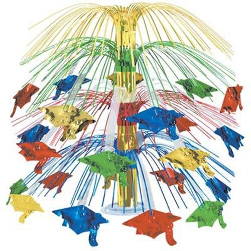 Beistle 18" Graduate Cap Cascade Centerpiece (50552-MC)