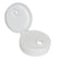 Tablecraft 200TC Hinged Top White for 38mm Squeeze Bottle 12/Dozen