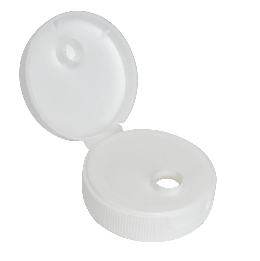 Tablecraft 200TC Hinged Top White for 38mm Squeeze Bottle 12/Dozen