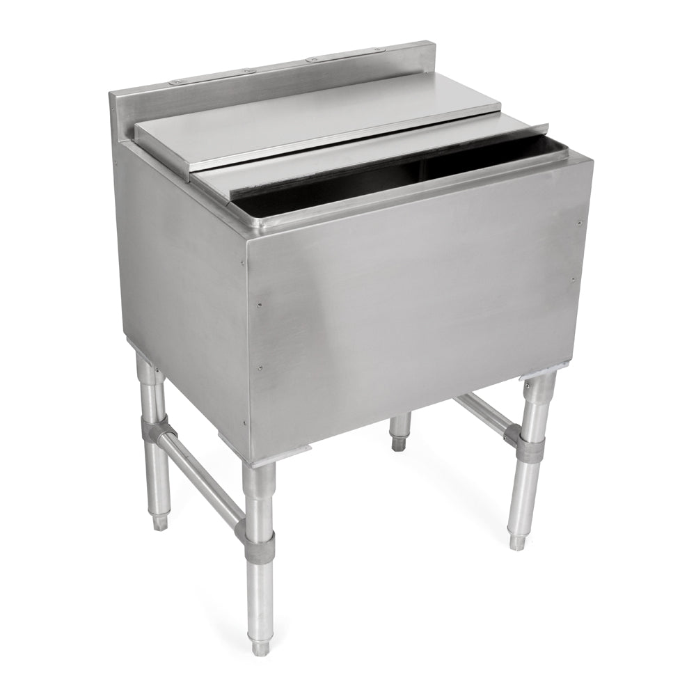 John Boos UBIB-1836-X 36" Insulated Underbar Ice Bin, 18" Width, With Cold Plate, 18GA Stainless Steel
