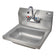 John Boos PBHS-W-1410-P Wall Mount Hand with 4" On Center Sink Faucet