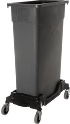 Carlisle Trimline 36921003 Black Dolly for 15 and 23 Gallon Slim Waste Containers