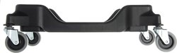 Carlisle Trimline 36921003 Black Dolly for 15 and 23 Gallon Slim Waste Containers