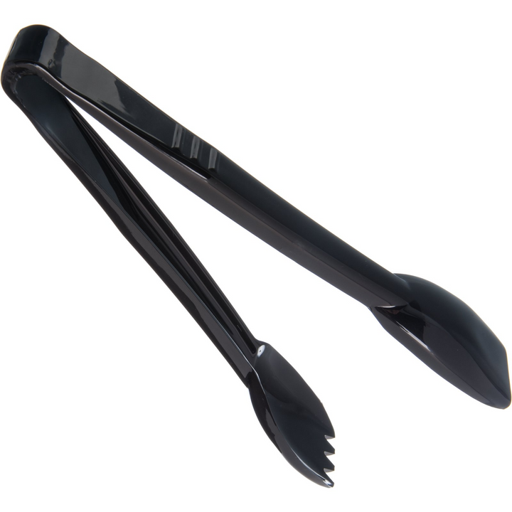 Carlisle 460903 9" Black Salad Tongs