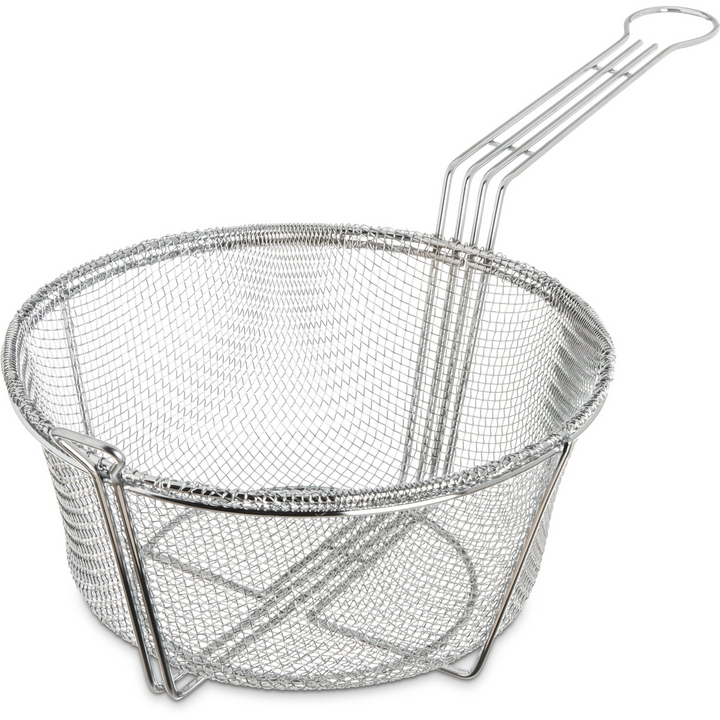 9.75" Fryer Basket Round 6 Mesh (601001)