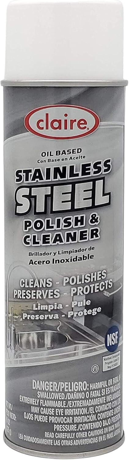 Claire 841 15 oz Stainless Steel Cleaner & Polish