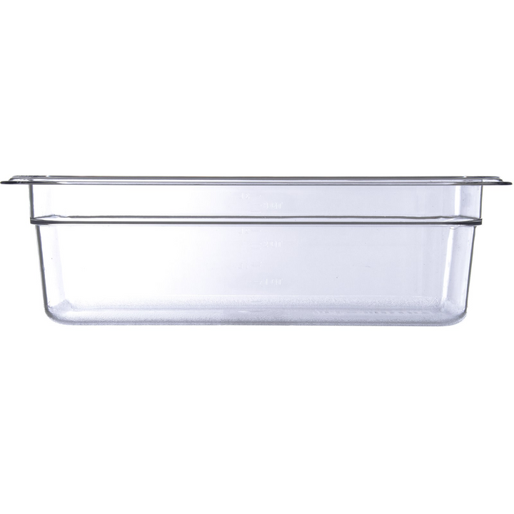 Carlisle StorPlus 3066107 1/3 Size Clear 4" Deep Food Pan
