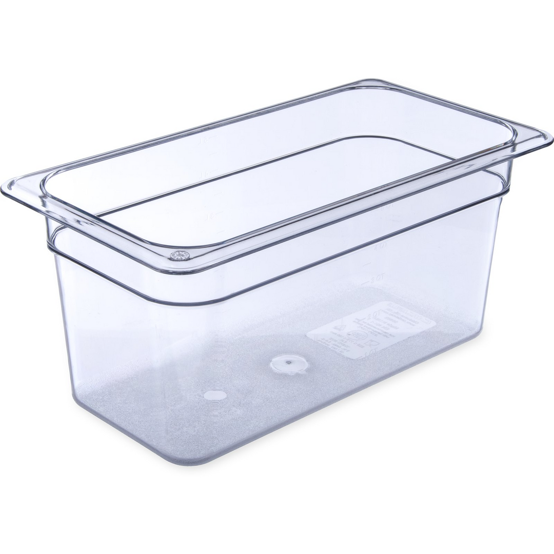 Carlisle StorPlus 3066207 1/3 Size 6" Deep Clear Insert Pan