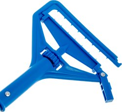 Carlisle 36937500 Plastic Head w/Blue Fiberglass Handle 60"