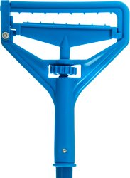 Carlisle 36937500 Plastic Head w/Blue Fiberglass Handle 60"