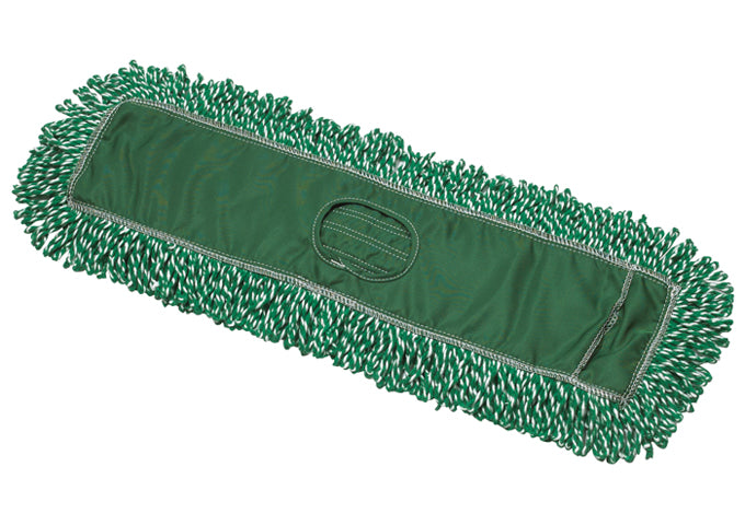 Winco DMM-24H 24" Green Superior Dust Replacement Mop Head