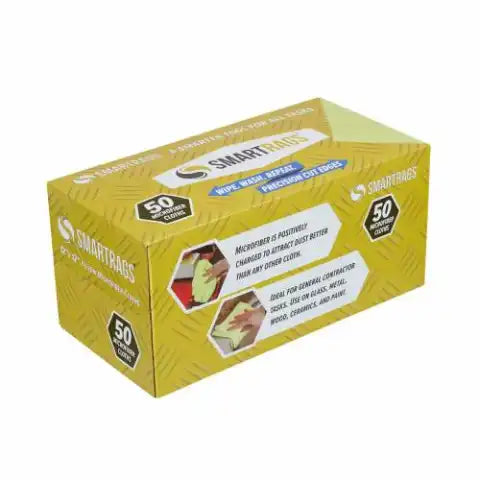 Hospeco M950Y 12" x 12" Yellow Microfiber Smart Rags