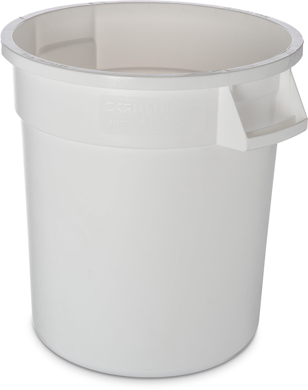 Carlisle 10 Gallon White Waste Container