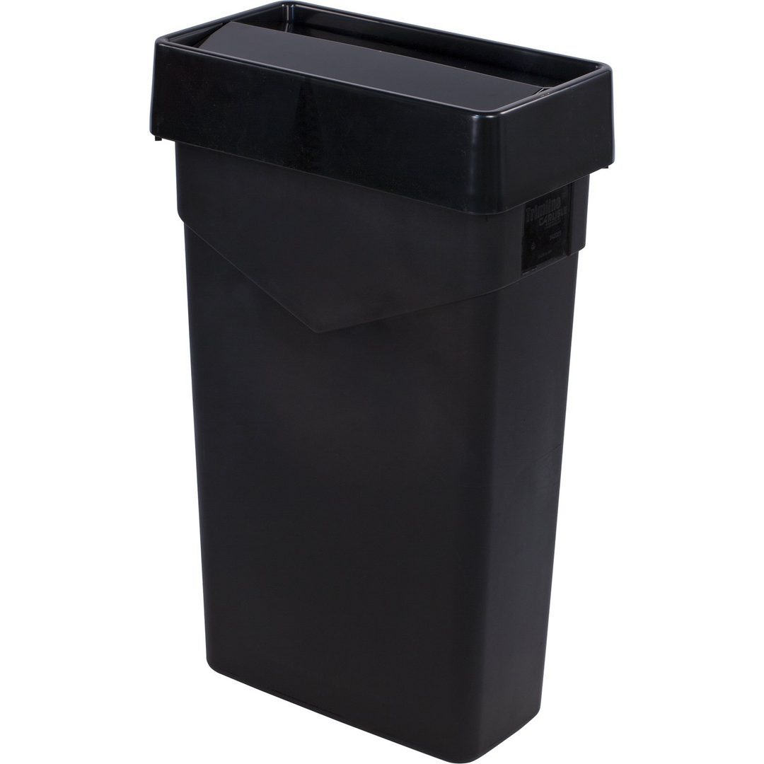 Carlisle 23 Gallon Black Trimline Can (342023-03)