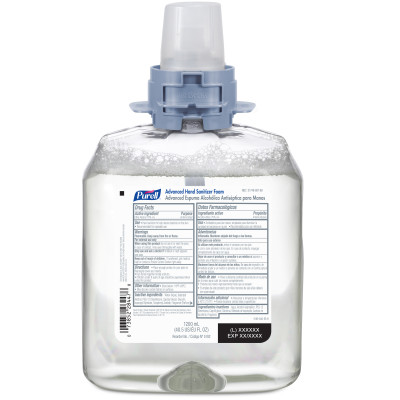 GOJO 5192-04 Purell 1200 ml Advanced Hand Sanitizer Luxurious Foam
