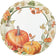 Creative Converting 9" Round Pumpkin Harvest Paper Plates