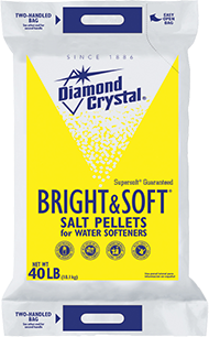 Diamond Crystals 40 LB Bright and Soft Water Softener Salt Pellets