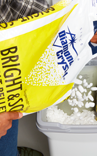 Diamond Crystals 40 LB Bright and Soft Water Softener Salt Pellets