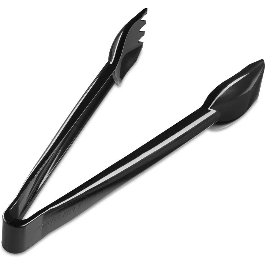 Carlisle 460903 9" Black Salad Tongs