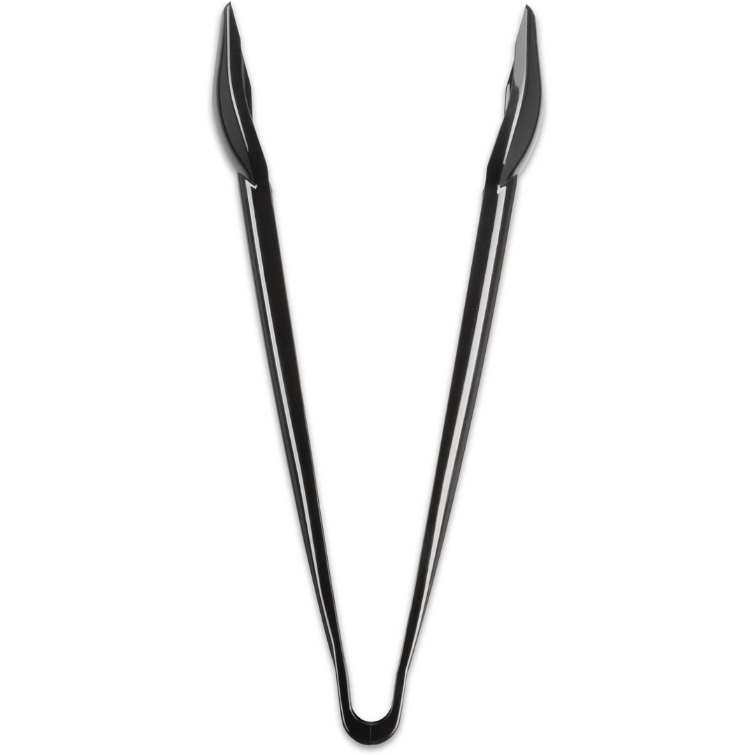 Carlisle 460903 9" Black Salad Tongs