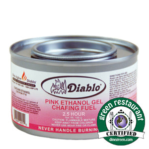 Diablo DHP5000 2.5-Hour Pink Ethanol Gel Chafing Fuel