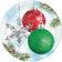 Creative Converting 376072 Classical Christmas 9" Round Paper Plates