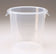 4 Qt Clear Round Food Container Uses Lid 5722 (5721-24)