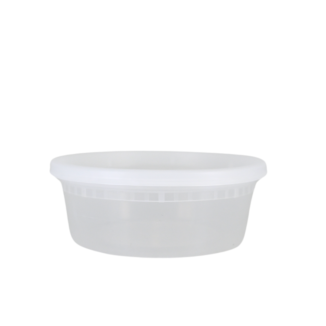 ITI 8 Oz Clear Deli Container Combo Pack 240/Case