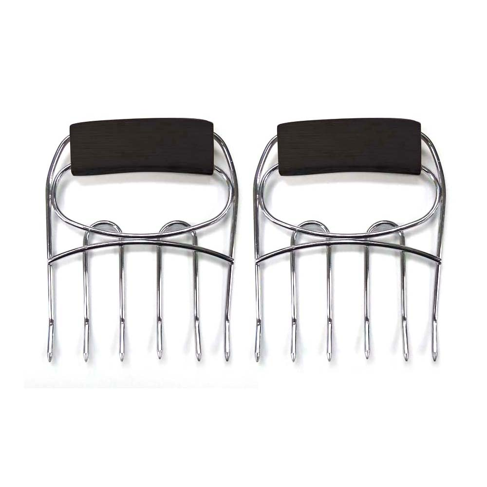 Chef Master BBQ Grilling Claws with Rubber Handles, 2-Pack