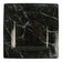 WNA EGS95B6QRY Comet 9.5" Black Marble Square Plate