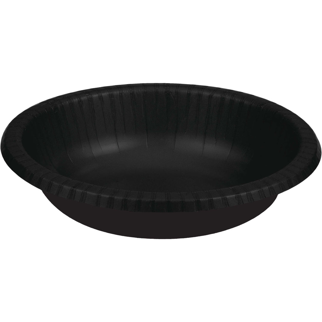 Creative Converting 173260 20 oz Black Velvet Paper Bowl