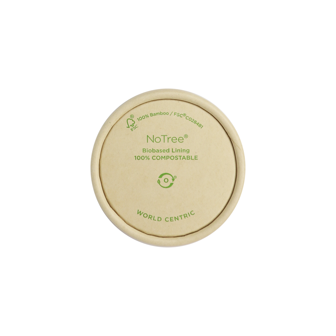 World Centric BOL-PA-8-K NoTree Lid for 8 oz Bowl