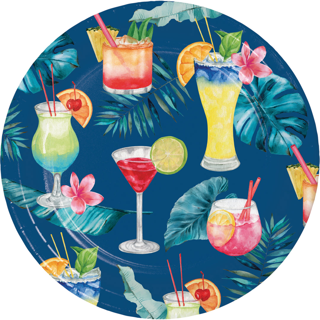 Creative Converting 7" Round Summer Breeze Paper Plates