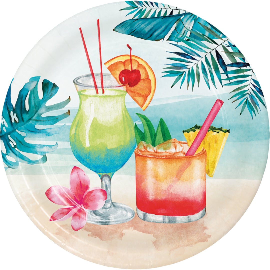 Creative Converting 9" Round Summer Breeze Paper Plates