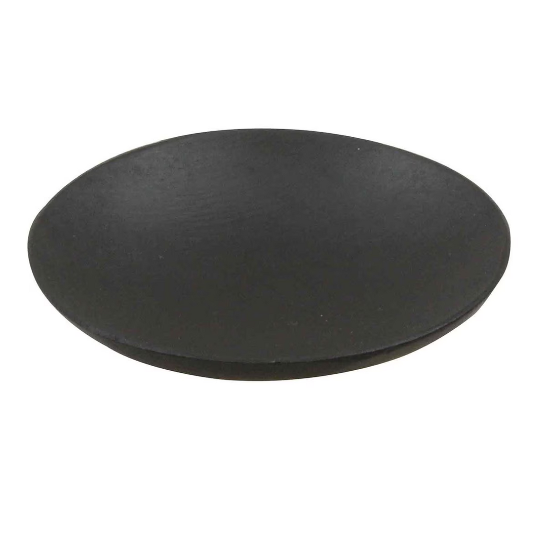 Tablecraft BAMDRBK2 2.5" Round Black Bamboo Dish